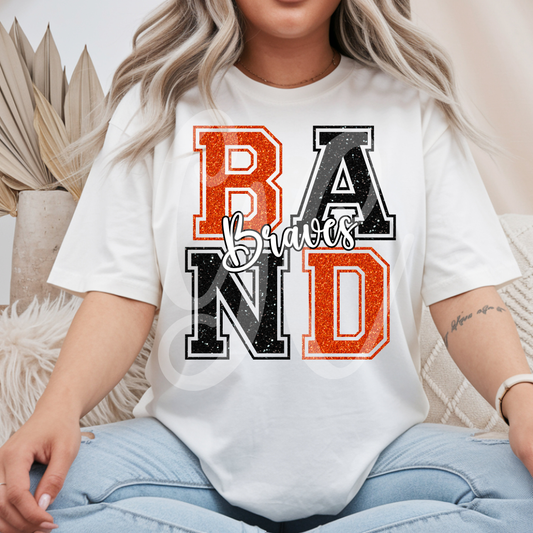 BAND Braves Natural Tee