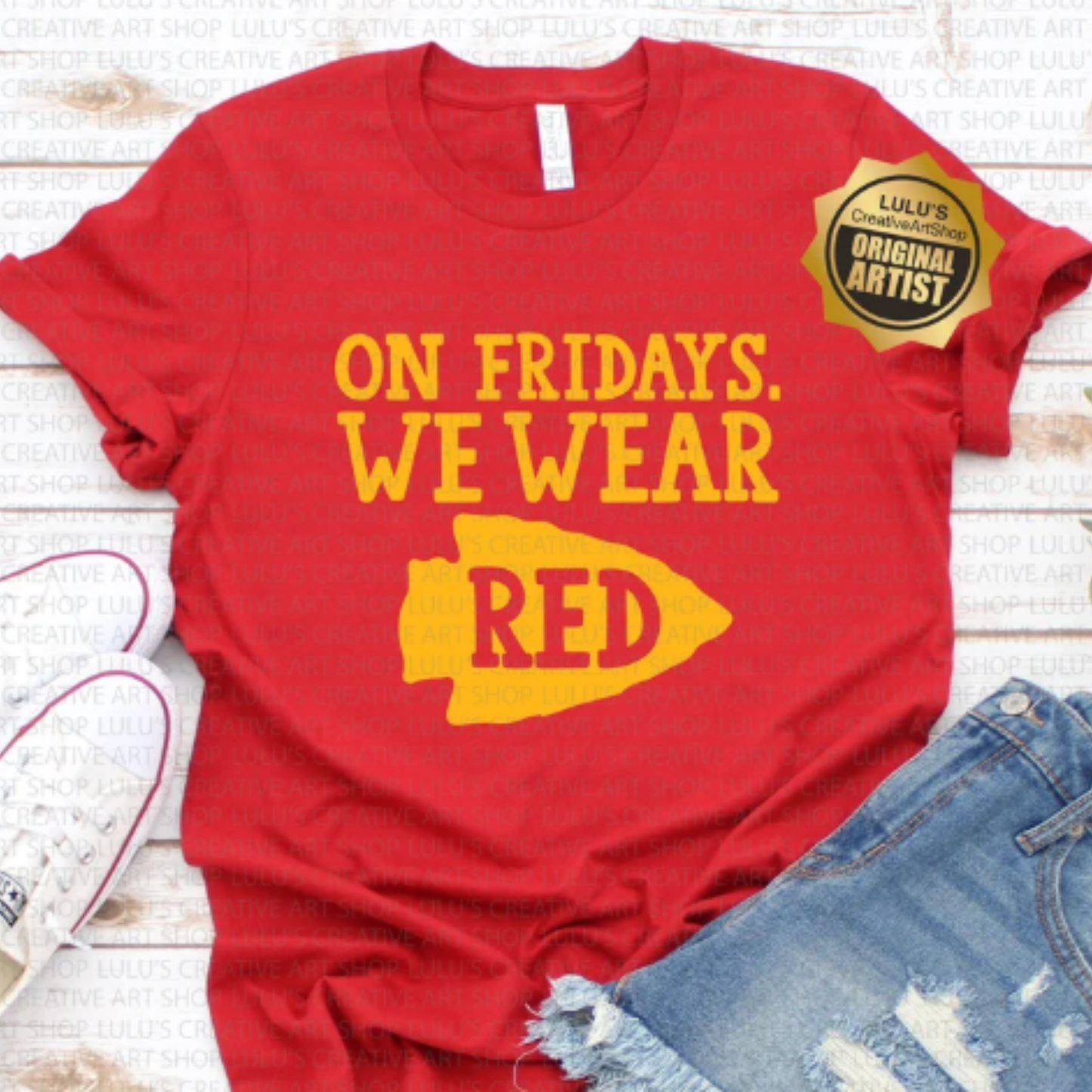 On Fridays We Wear Red Tee