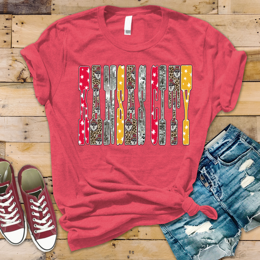 Kansas City Pattern Varsity Tee