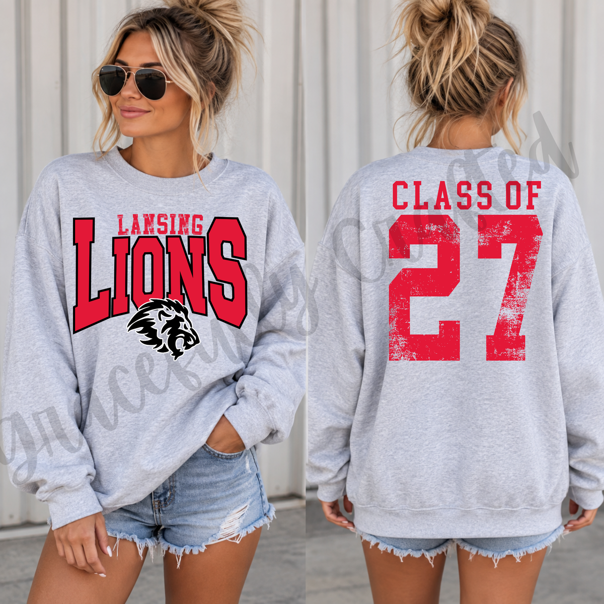 Lansing Lions Class of __ Crewneck (personalize)