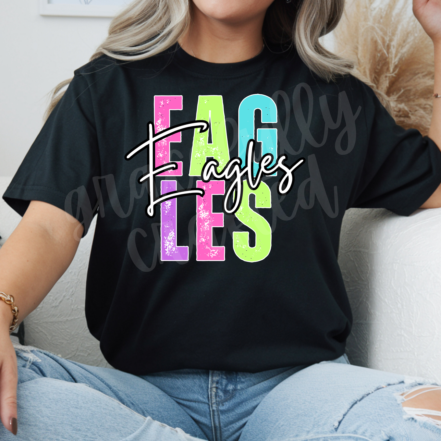 Glenwood Ridge Eagles Colorful Tee