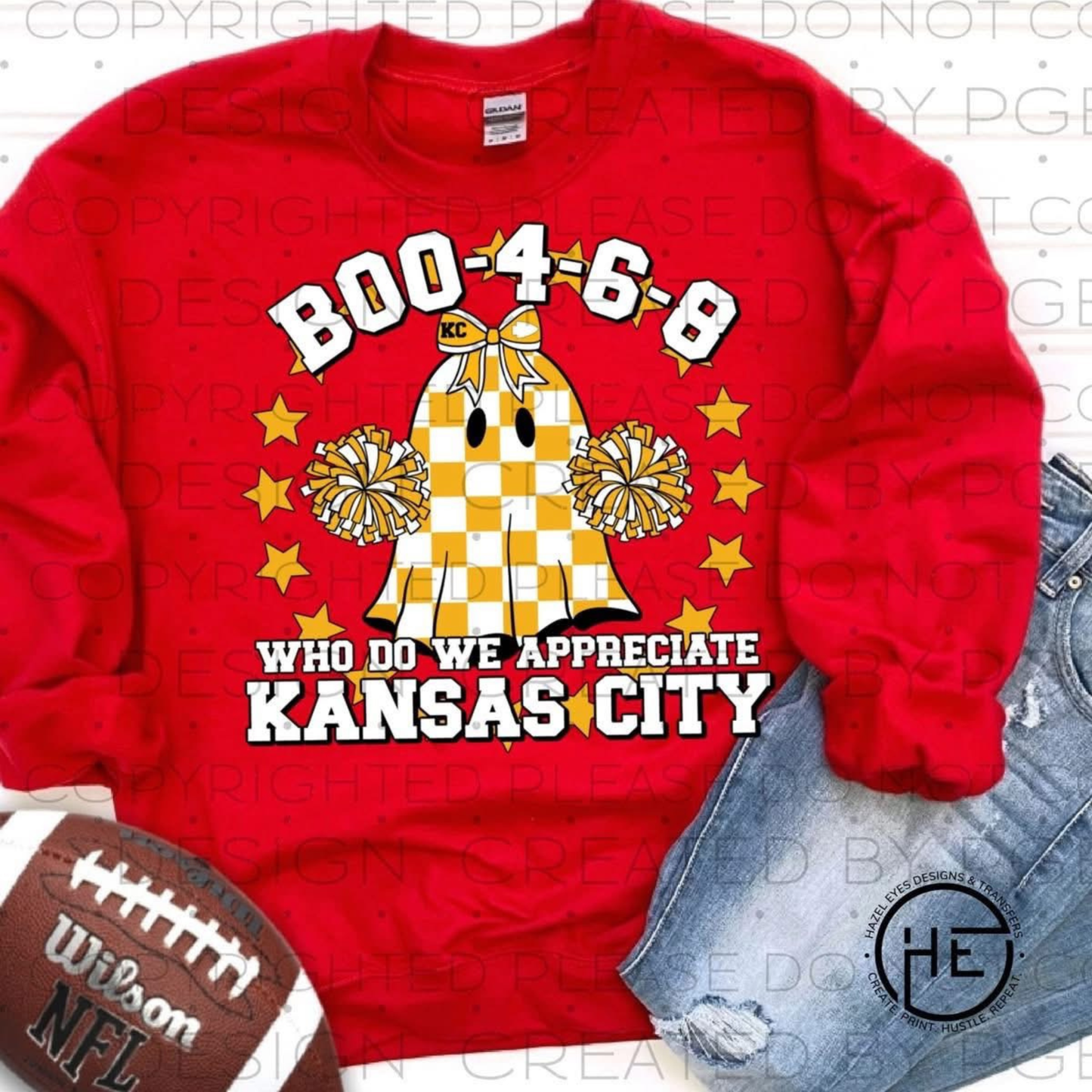 Boo-4-6-8 Kansas City Crewneck