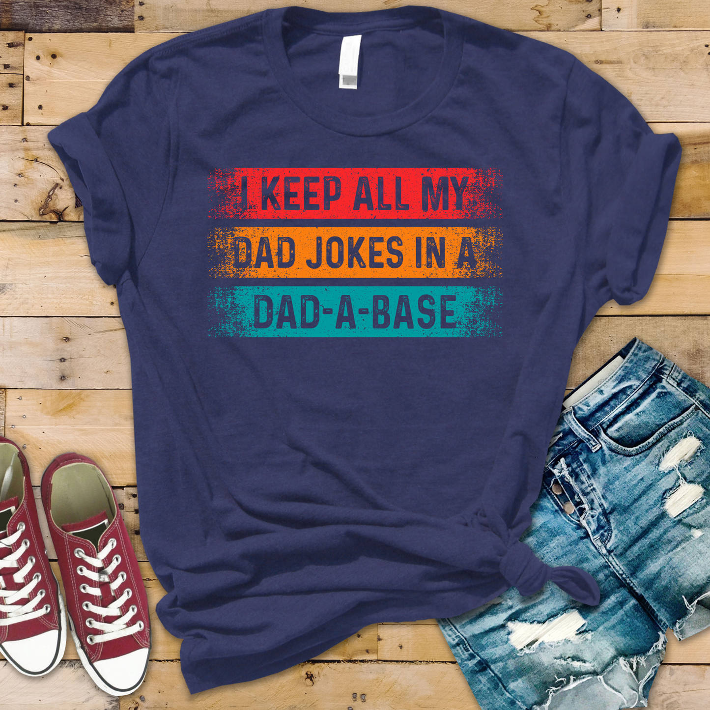 Dad-A Base Funny Father's Day T-Shirt