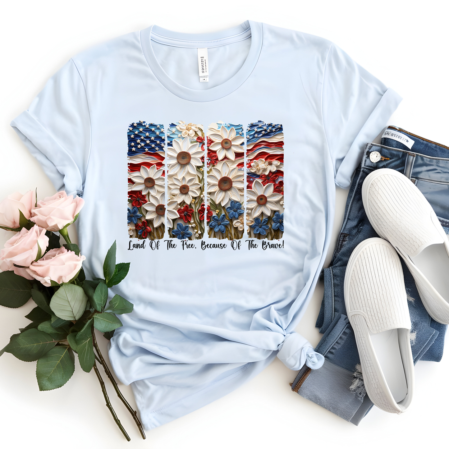 Land of the Free Because of the Brave Daisies