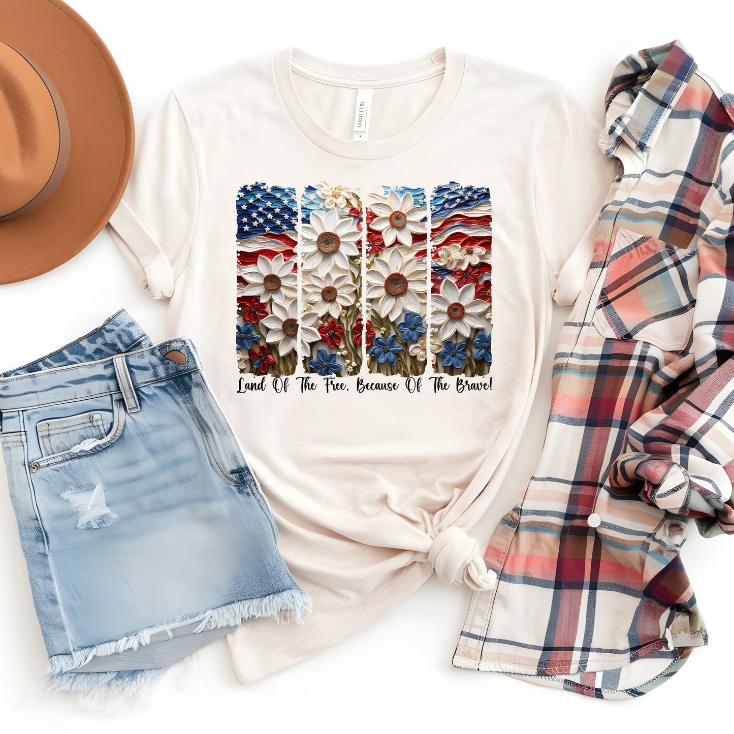 Land of the Free Because of the Brave Daisies
