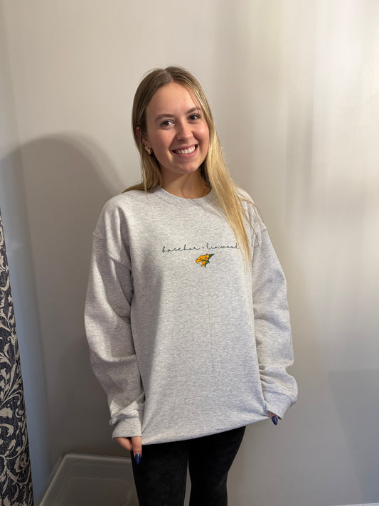Basehor-Linwood Bobcats Oversized Mascot Crewneck
