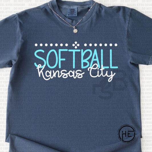 Kansas City Softball Navy Tee