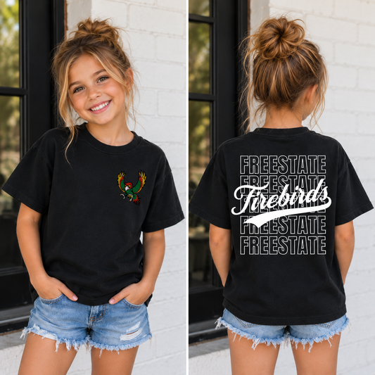 Stacked Freestate Firebirds Youth Tee