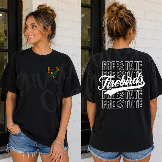Stacked Freestate Firebirds Tee