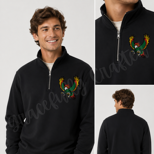 Lawrence Free State Firebirds Midweight Quarter-Zip Pullover