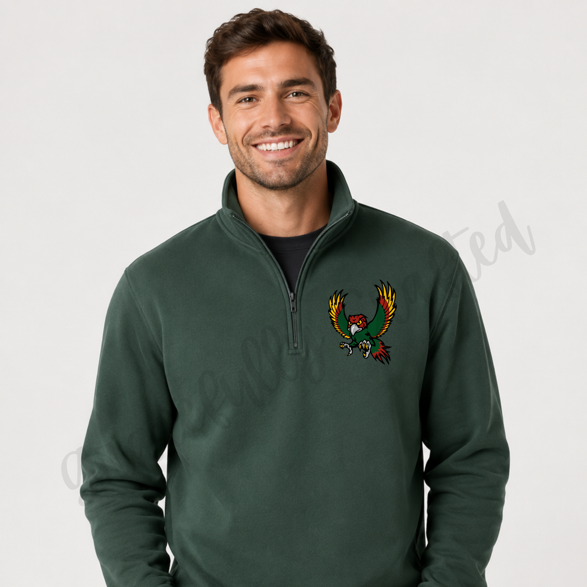 Lawrence Free State Firebirds Midweight Quarter-Zip Pullover