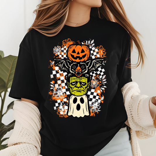 Halloween Totem Pole Tee