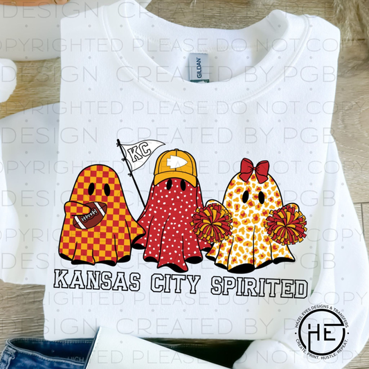 KC Football Ghosts Crewneck