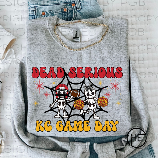 Dead Serious KC Game Day Crewneck
