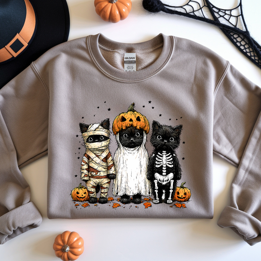 Halloween Cats Crewneck