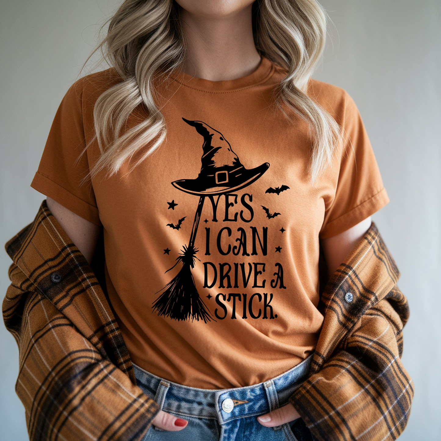 Yes I Can Drive a Stick Witch Tee