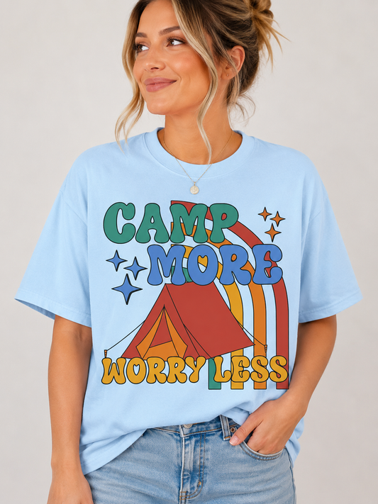 Camp More Worry Less Tshirt
