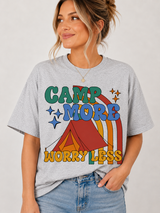 Camp More Worry Less Tshirt