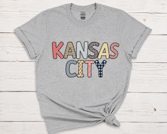 Kansas City Faux Stitches-- Clearance!