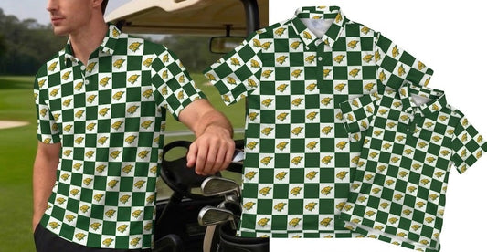 Bobcat Checkered Performance Polo