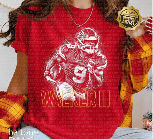 Walker III Red Tee or Crewneck