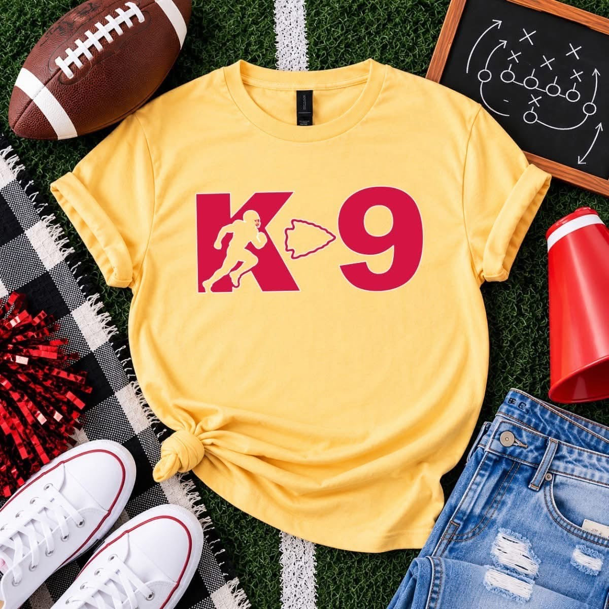 K9 Yellow Tee or Crewneck