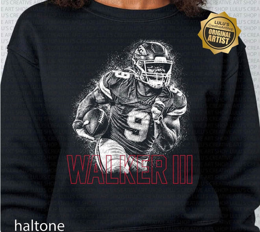 Walker III Black Tee or Crewneck