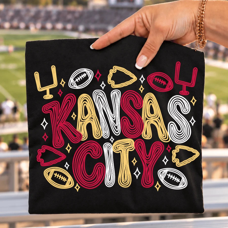 Sketched Kansas City Icons Tee or Crewneck