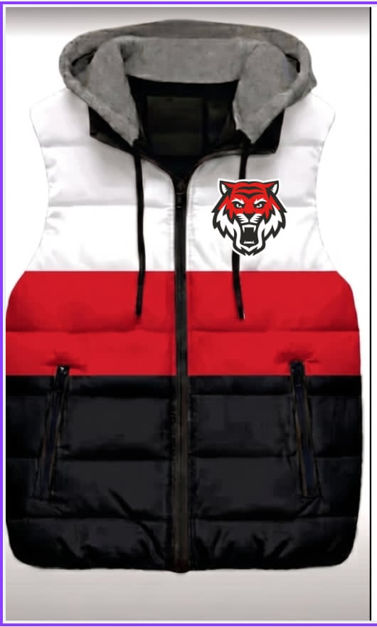 Jeff West Tigers Puffer Vest