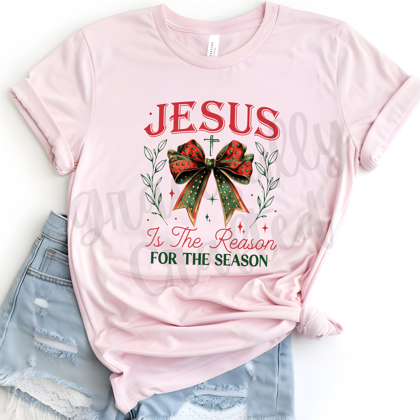 Jesus is the Reason for the Season Tee or Crewneck