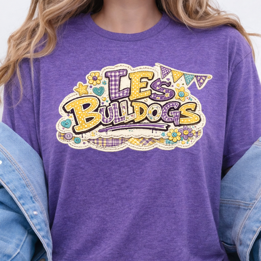 Linwood Bulldogs Quilt T-Shirt