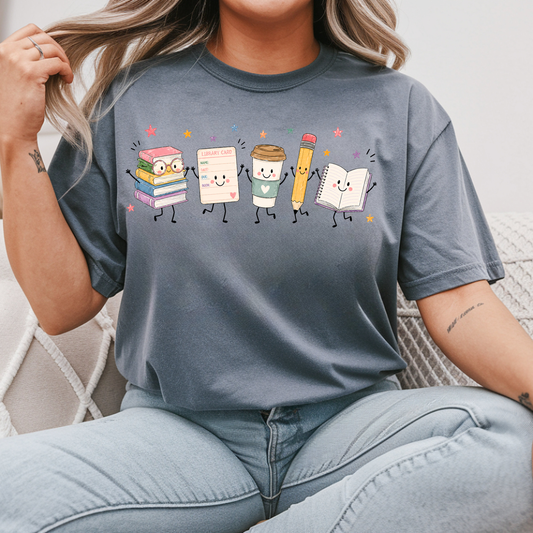 Library Doodle Tee