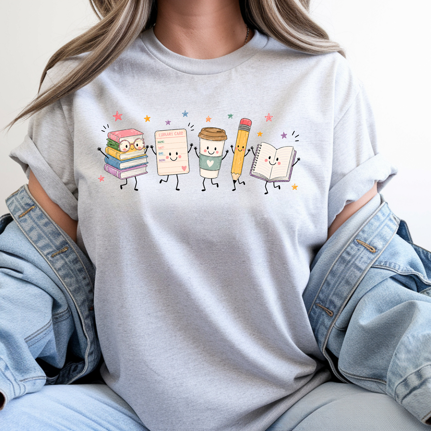 Library Doodle Tee
