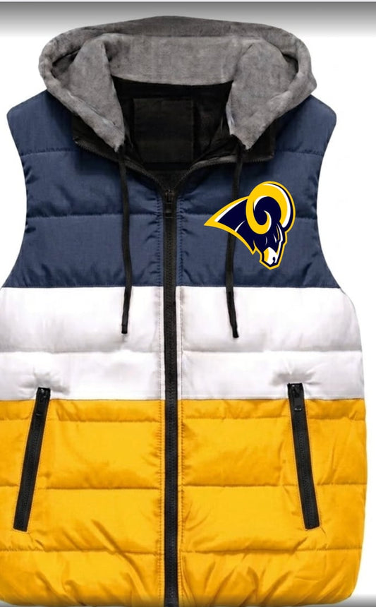 Pleasant Ridge Rams Puffer Vest