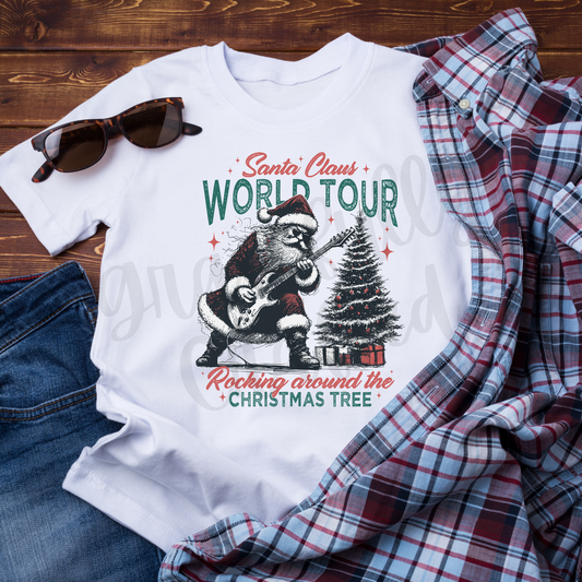 Santa Claus World Tour Tee or Crewneck