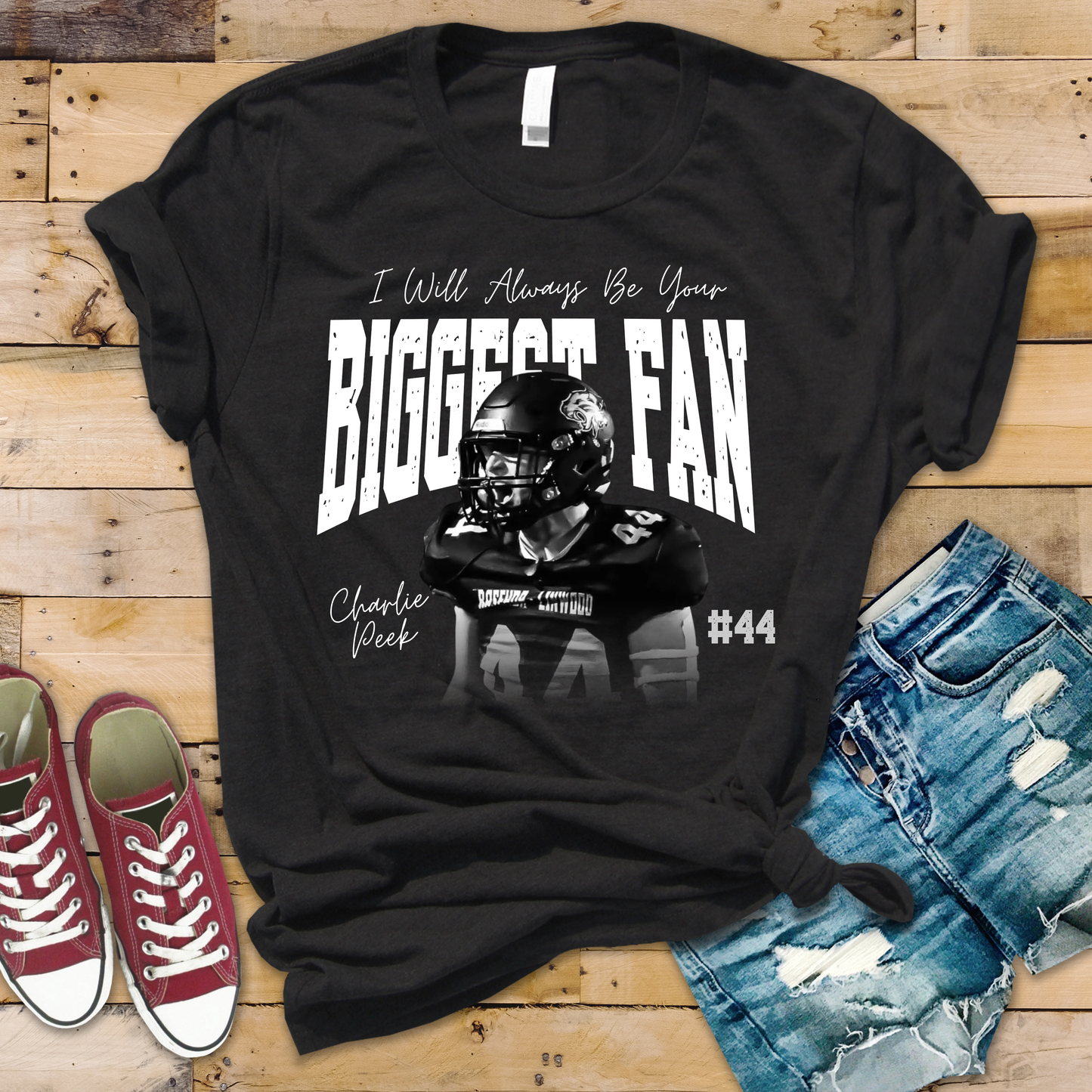 Biggest Fan- Personalized Tee