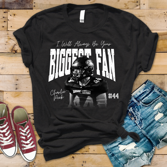 Biggest Fan- Personalized Tee