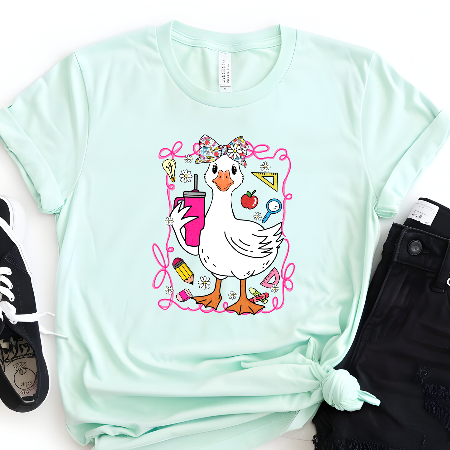 Just a Teacher Goose Tee