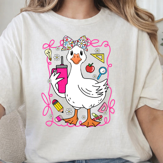 Just a Teacher Goose Tee