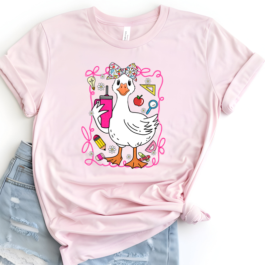 Just a Teacher Goose Tee