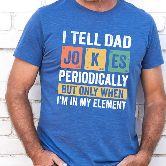 I Like to Tell Dad Jokes Funny T-Shirt Father's Day