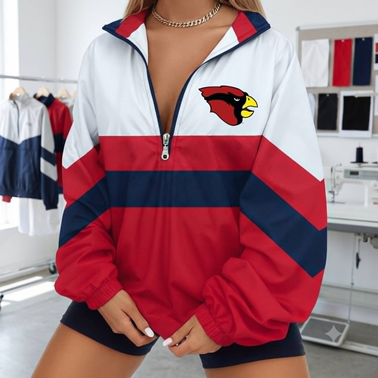 Eudora Cardinals Windbreaker