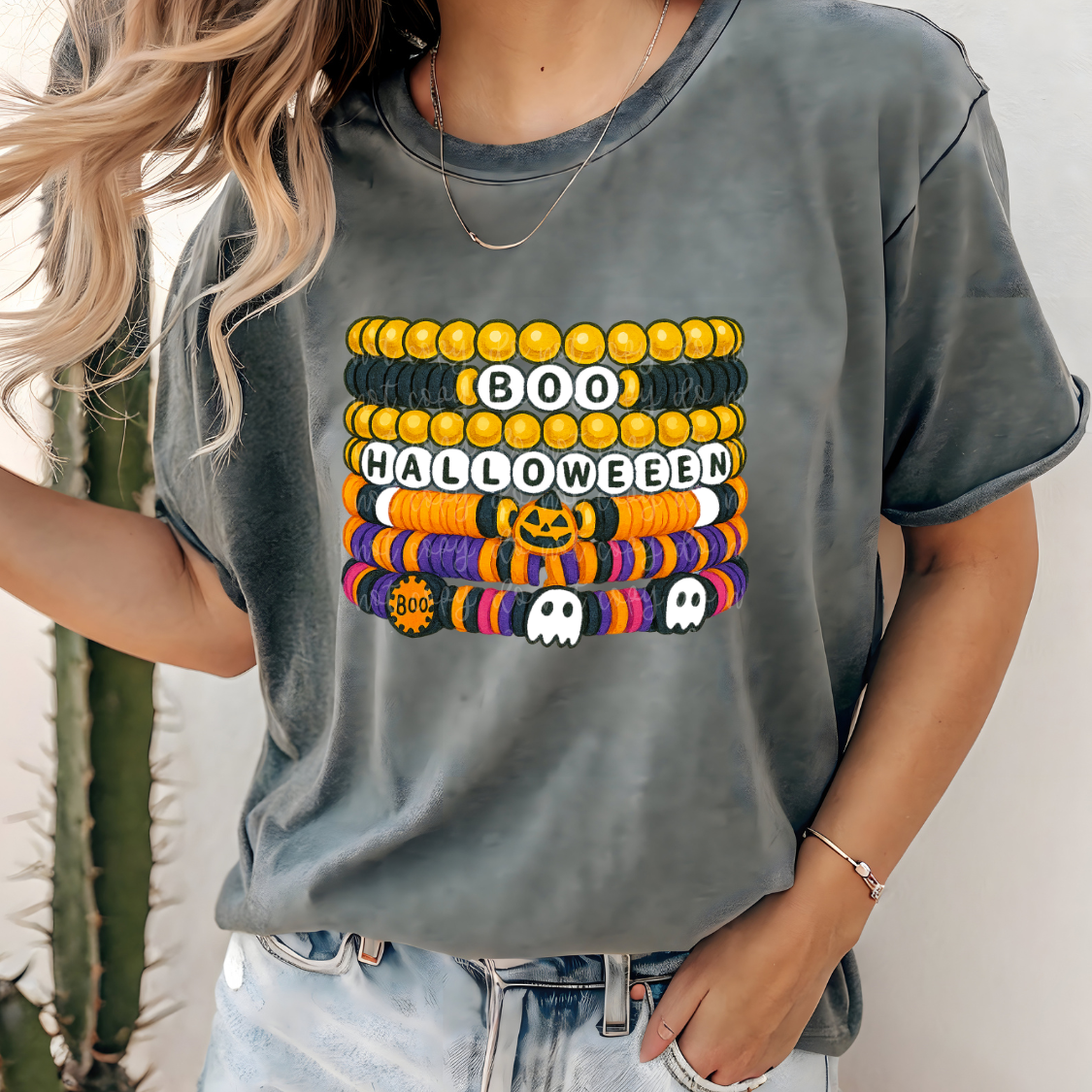 Boo Halloween Bracelet Tee