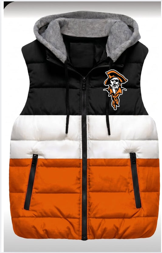 Platte County Pirates Puffer Vest