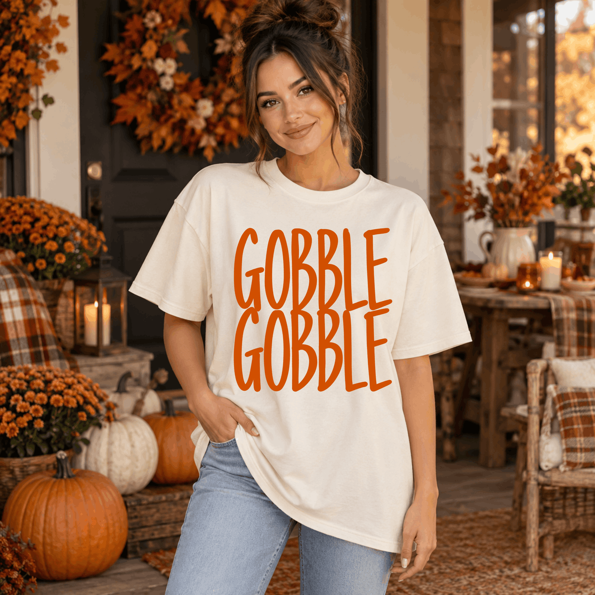 Gobble Gobble Tee or Crewneck