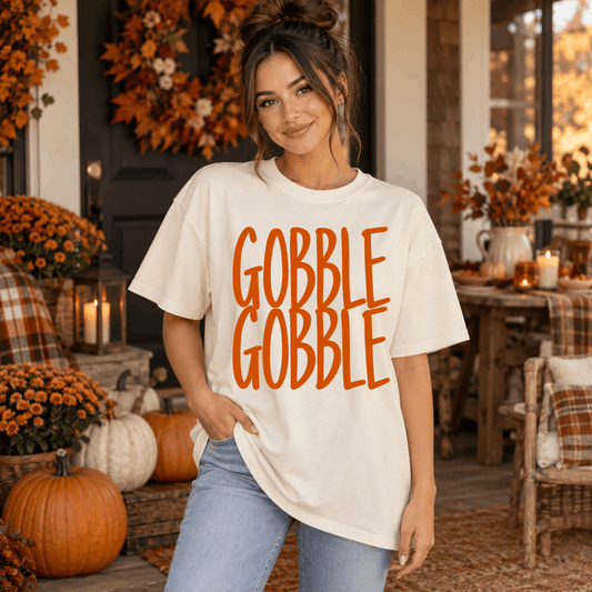 Gobble Gobble Tee or Crewneck