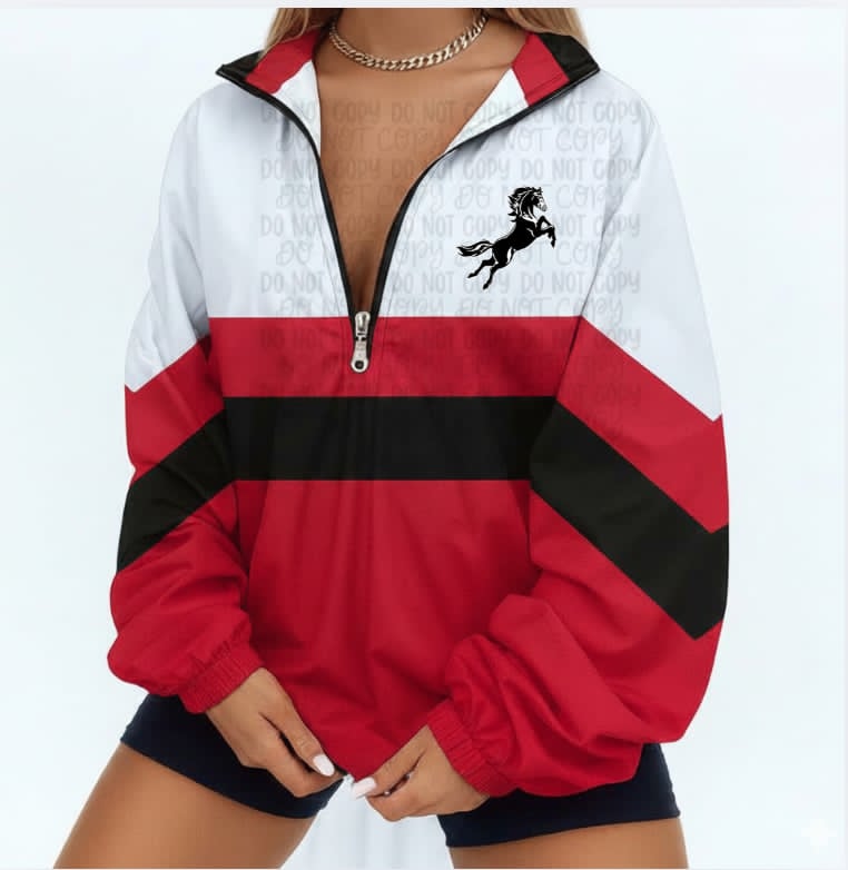 Liberty Memorial Central Middle School Mustangs Windbreaker