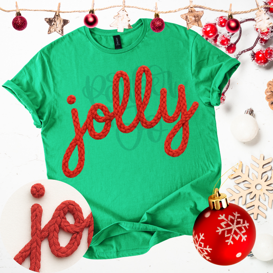 Jolly Faux Yarn Tee