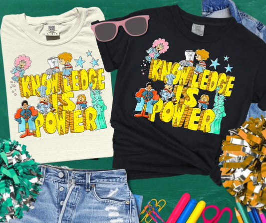 SHR Knowledge is Power Tee