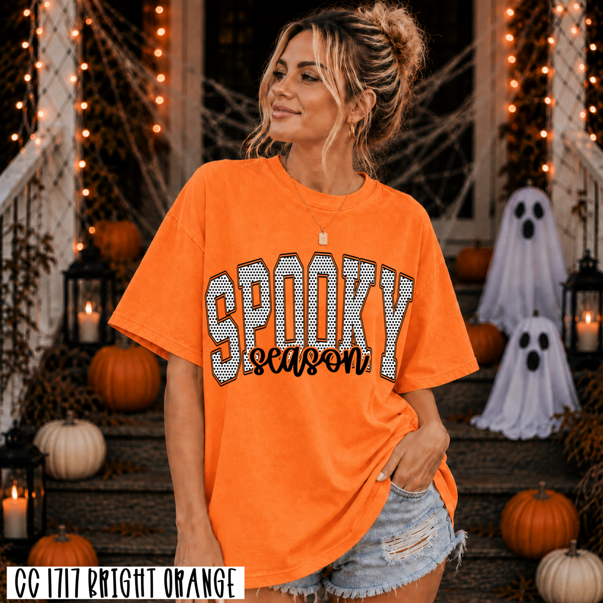 Spooky Season Polka Dots (Comfort Colors)
